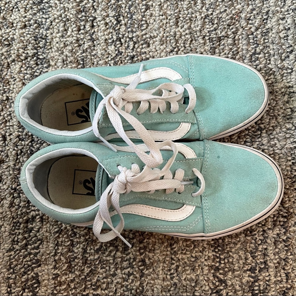 teal vans